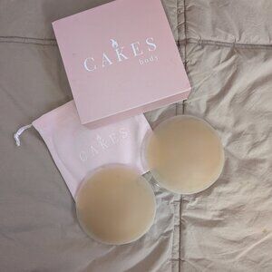 Cakes nipple covers, never worn! Silicone
